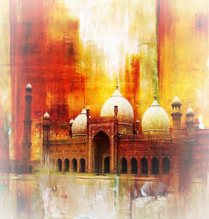 Darus Salaam Mosque Madrassa Welfare Centre Brdarus - Badshahi Mosque Or The Royal Mosque (421x440), Png Download