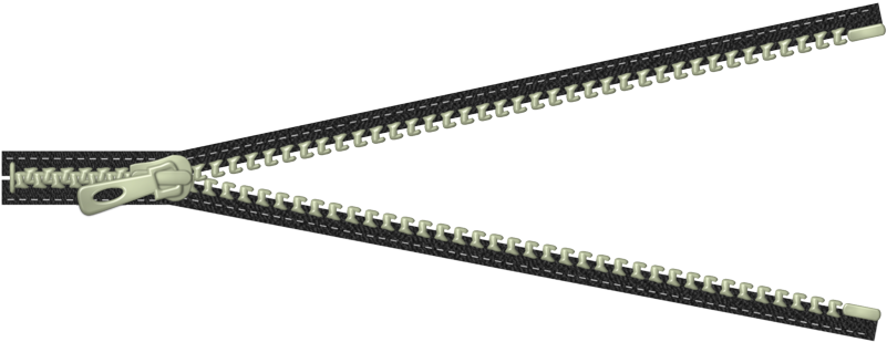 Zipper Png &lt - Zipper (800x328), Png Download