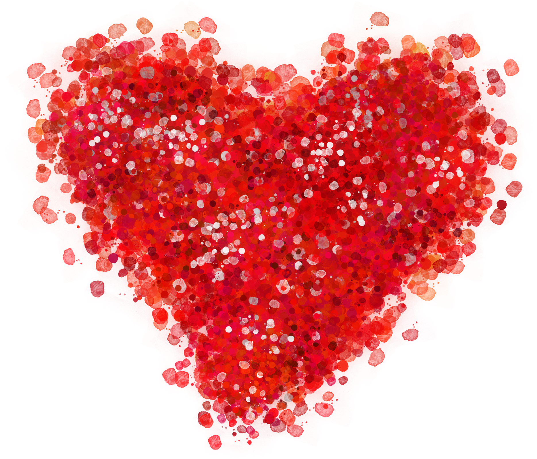 Clipart Hearts Red (1945x1724), Png Download