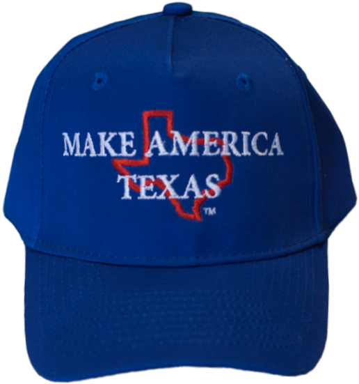 Blue Hat Make America Texas - Make America Texas Hat (600x597), Png Download