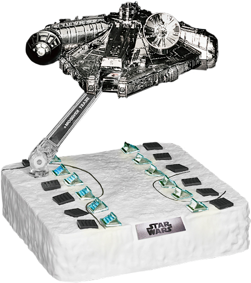 Millennium Falcon Sp Magnetic Floating Egg Attack Statue - Ea 020sp (504x560), Png Download