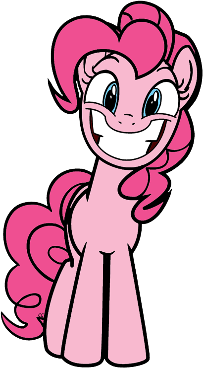 Spike Fluttershy Fluttershy Pinkie Pie Pinkie Pie - My Little Pony Pinkie Pie Clipart (419x742), Png Download