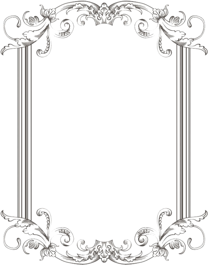 Free Png Vintage Border Frame Png Images Transparent - Vintage Border Frame Png (480x620), Png Download