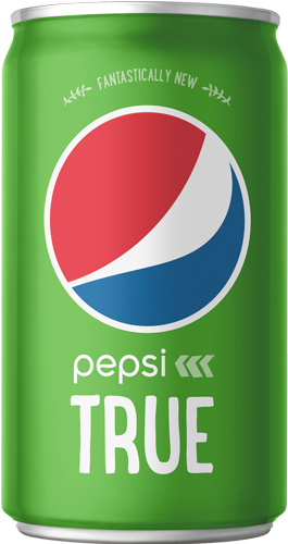 Pepsi True - Pepsi True, 10 Fluid Ounce Cans, Pack (299x549), Png Download