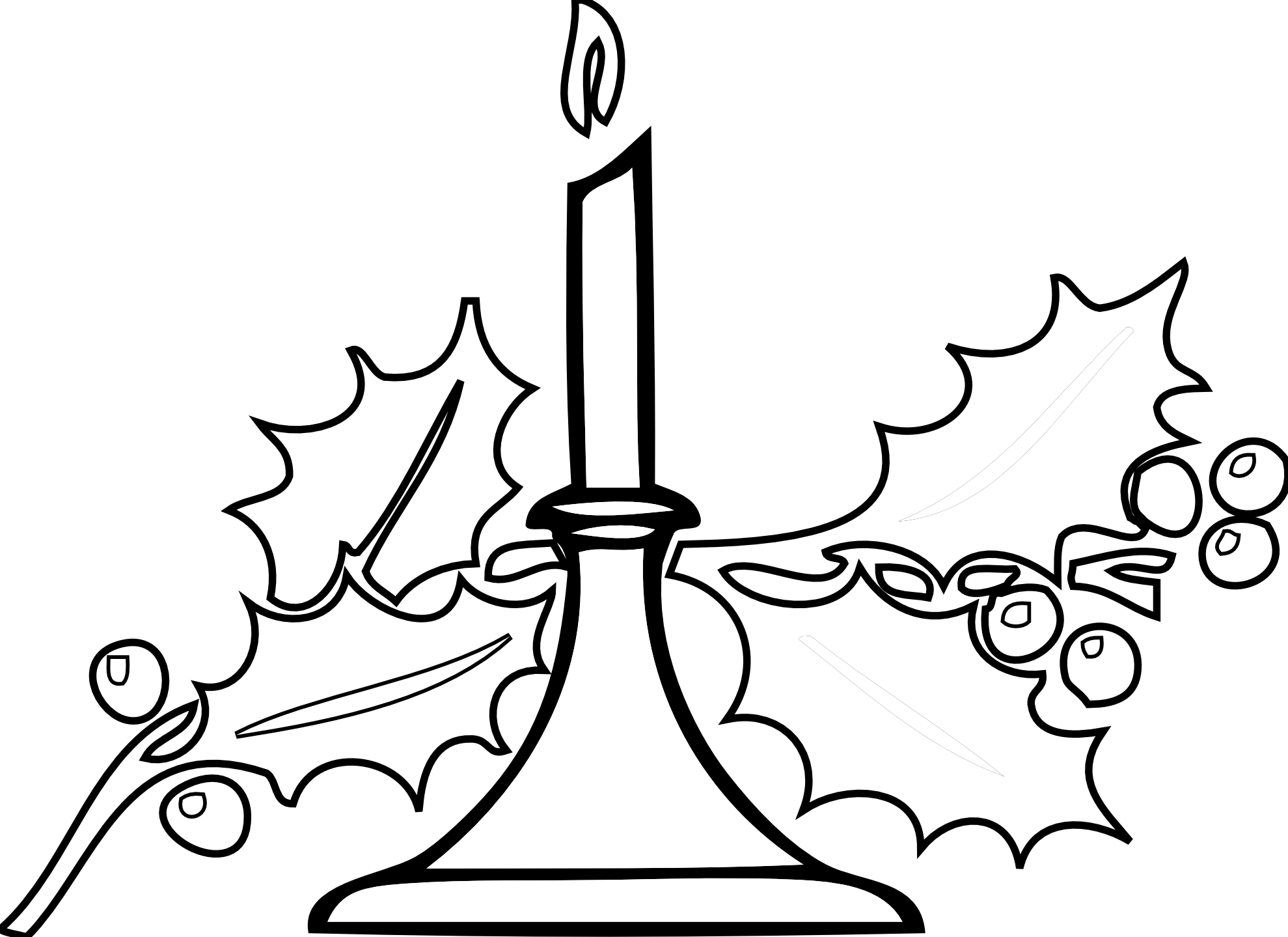 Clipart Info - Black And White Holiday (555x404), Png Download