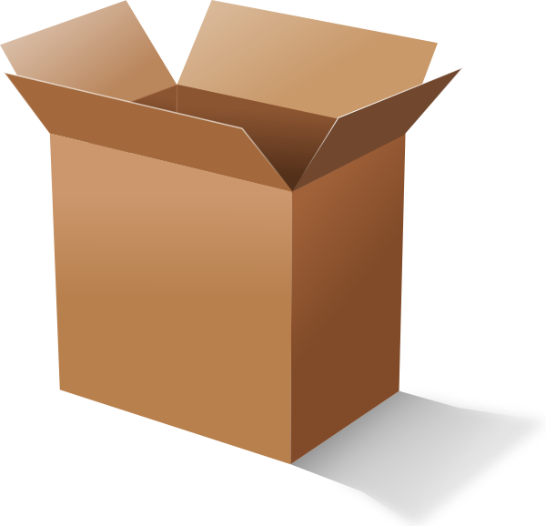 Box In Png - Cardboard Box Vectors (600x578), Png Download
