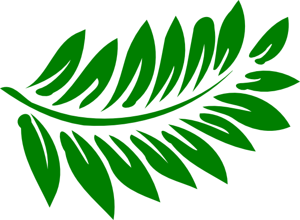 How To Set Use Darker Green Fern Clipart (600x439), Png Download