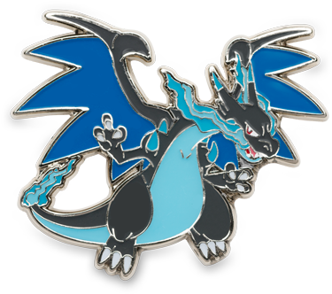 Mega Charizard X Pin With 3 Booster Packs - Mega Charizard X Pin (430x430), Png Download