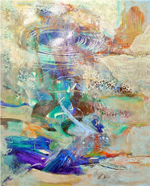 Variations On A Theme From River Circles I - Variation (600x600), Png Download