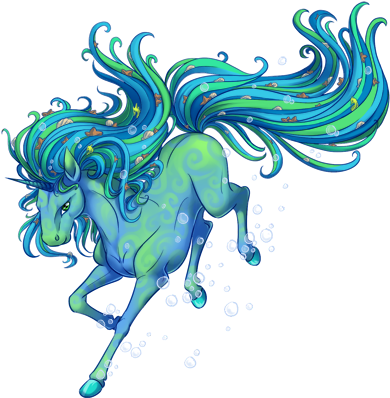 Sea Unicorn - Sun Unicorns (400x400), Png Download