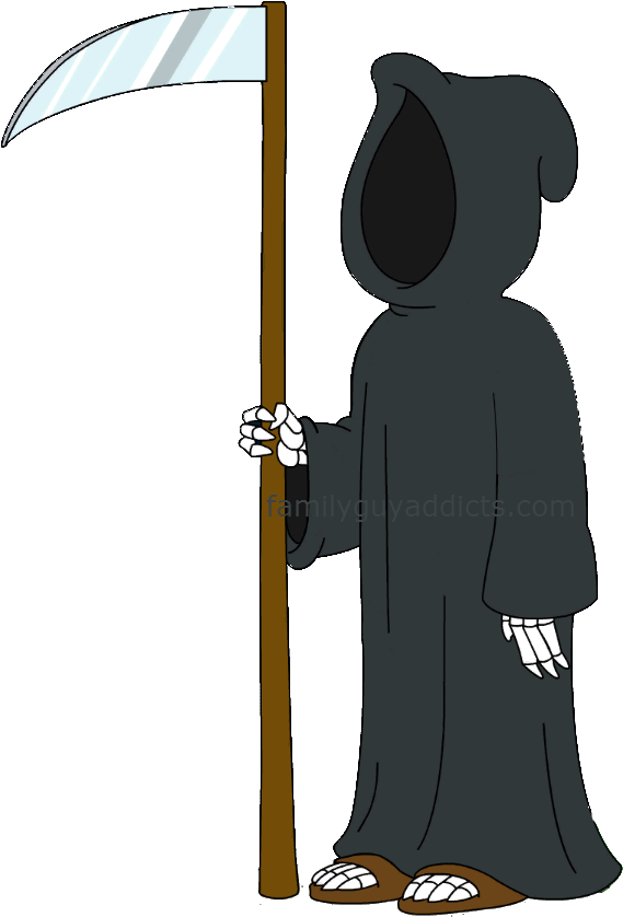 Frankenstein Transparent Family Guy Jpg Black And White - Family Guy Death Png (584x853), Png Download