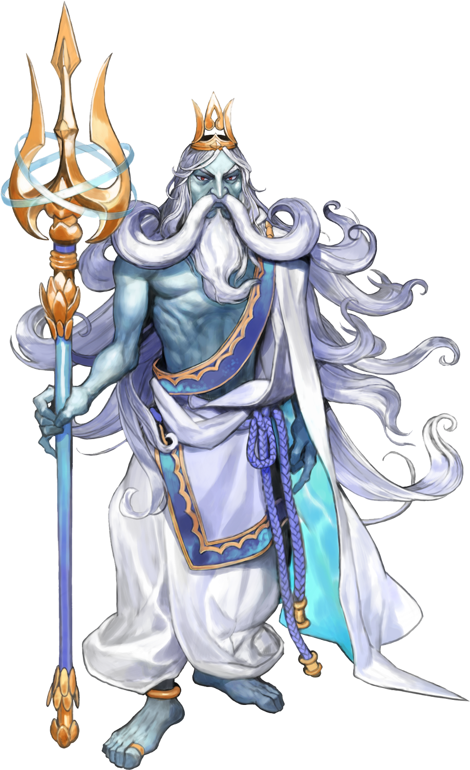 Greek God Png - Kid Icarus Uprising Deities (1000x1531), Png Download