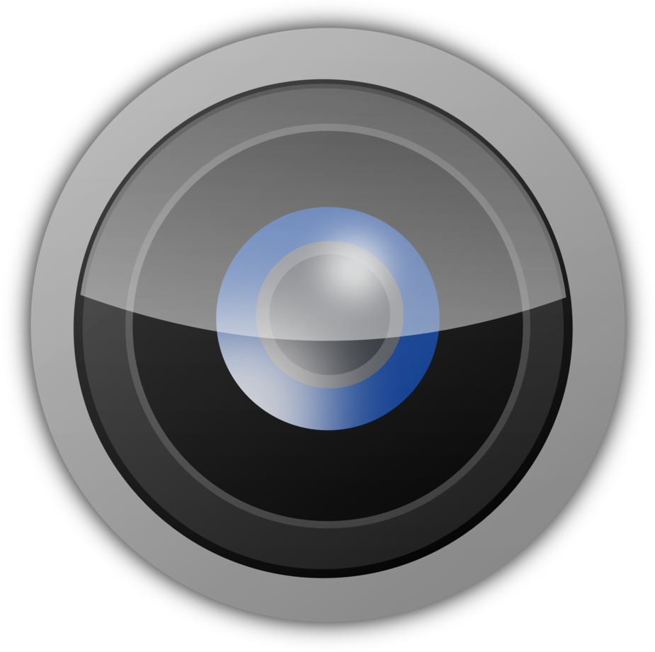 Lens Background Transparent - Camera Phone Logo Png (1024x1024), Png Download