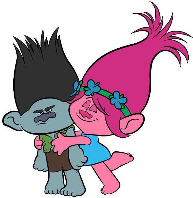 Trolls Movie Clip Art - Trolls Clip Art (624x640), Png Download