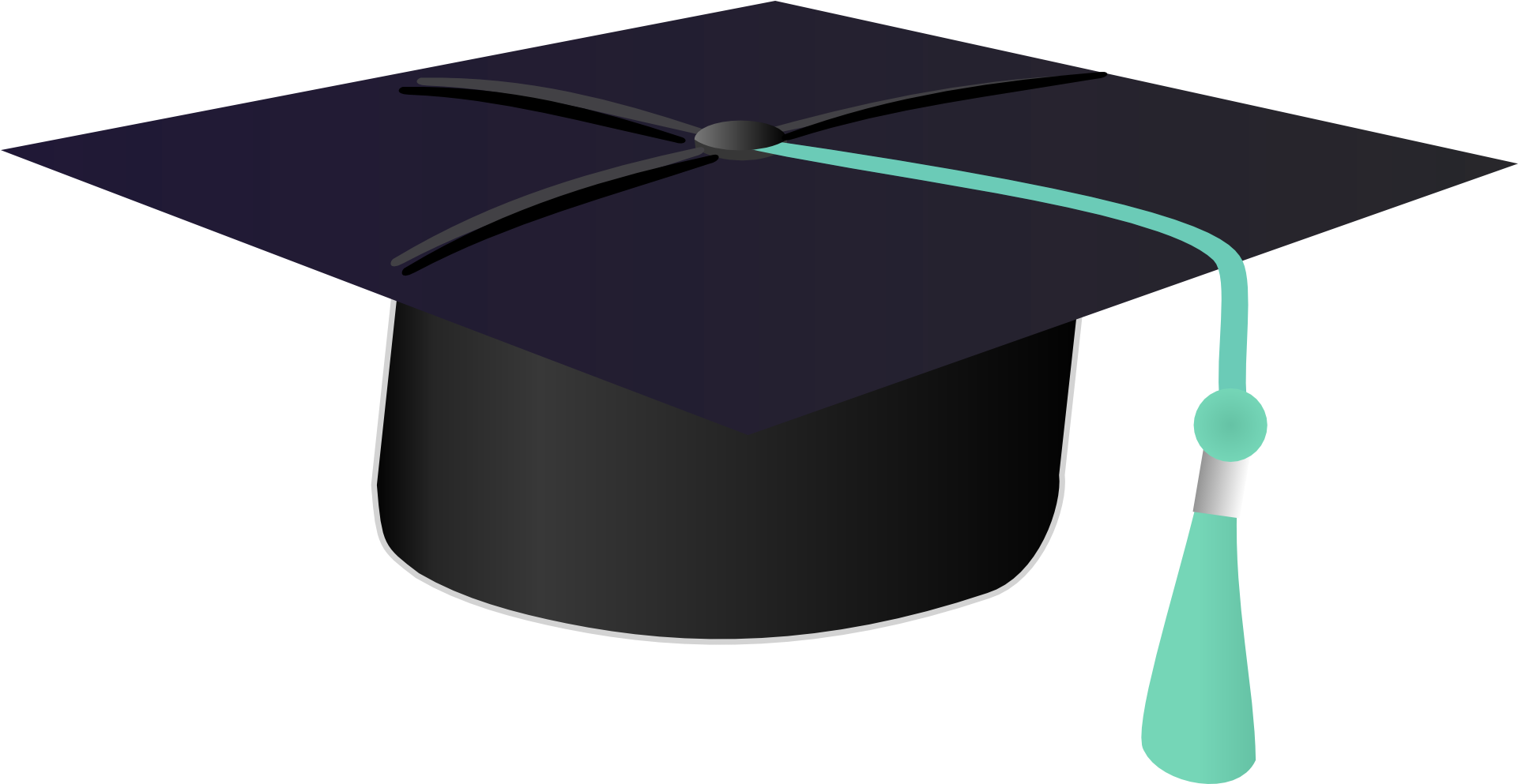 Free Png Graduation Cap Png Images Transparent - Graduation Cap Png (850x514), Png Download