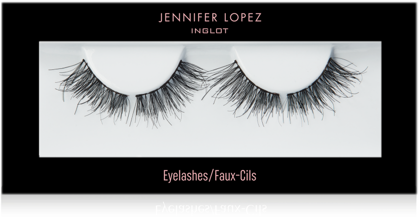 Eyelashes J801 - - - - Jennifer Lopez Inglot Lashes (900x900), Png Download