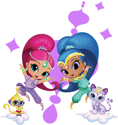 Jpg Freeuse Library Nickelodeon Kidsfest Rbc Race For - Shimmer & Shine Thank You Cards (419x418), Png Download