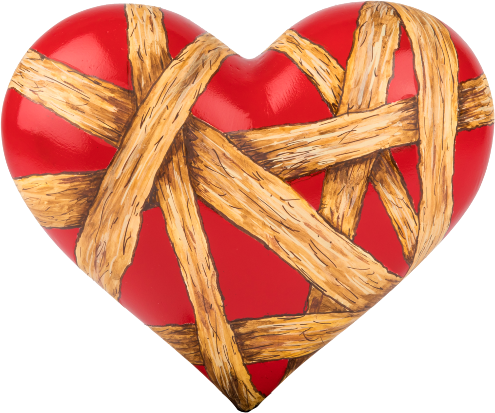 “heart Wrapped” (1024x890), Png Download