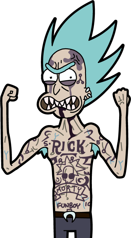 Wrath Rick (442x803), Png Download