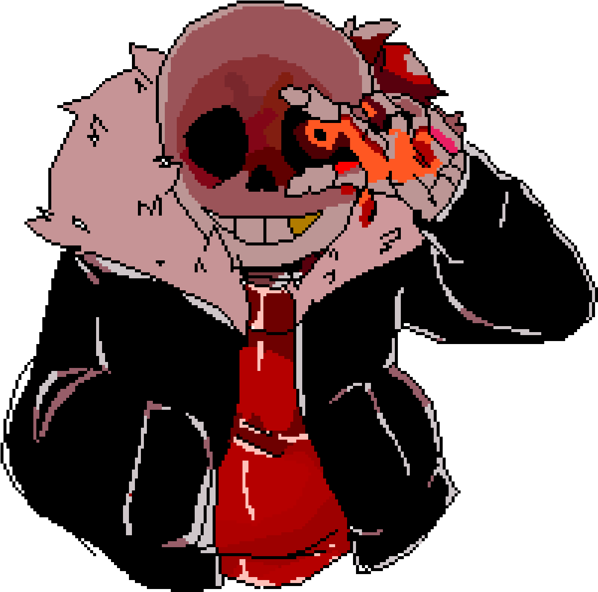 Main Image Underfell Sans By Thereaper - Underfell Sans (1200x1200), Png Download
