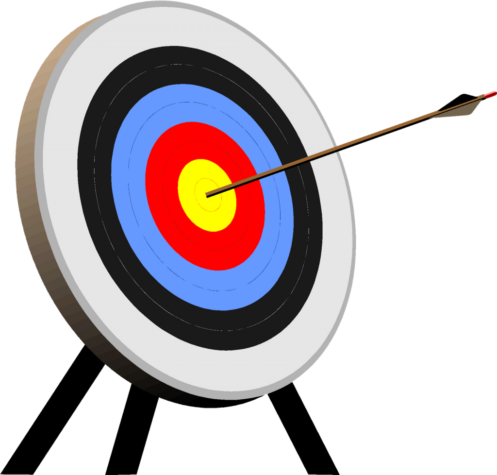 Target-620x270 - Archery Target Clip Art (1024x978), Png Download