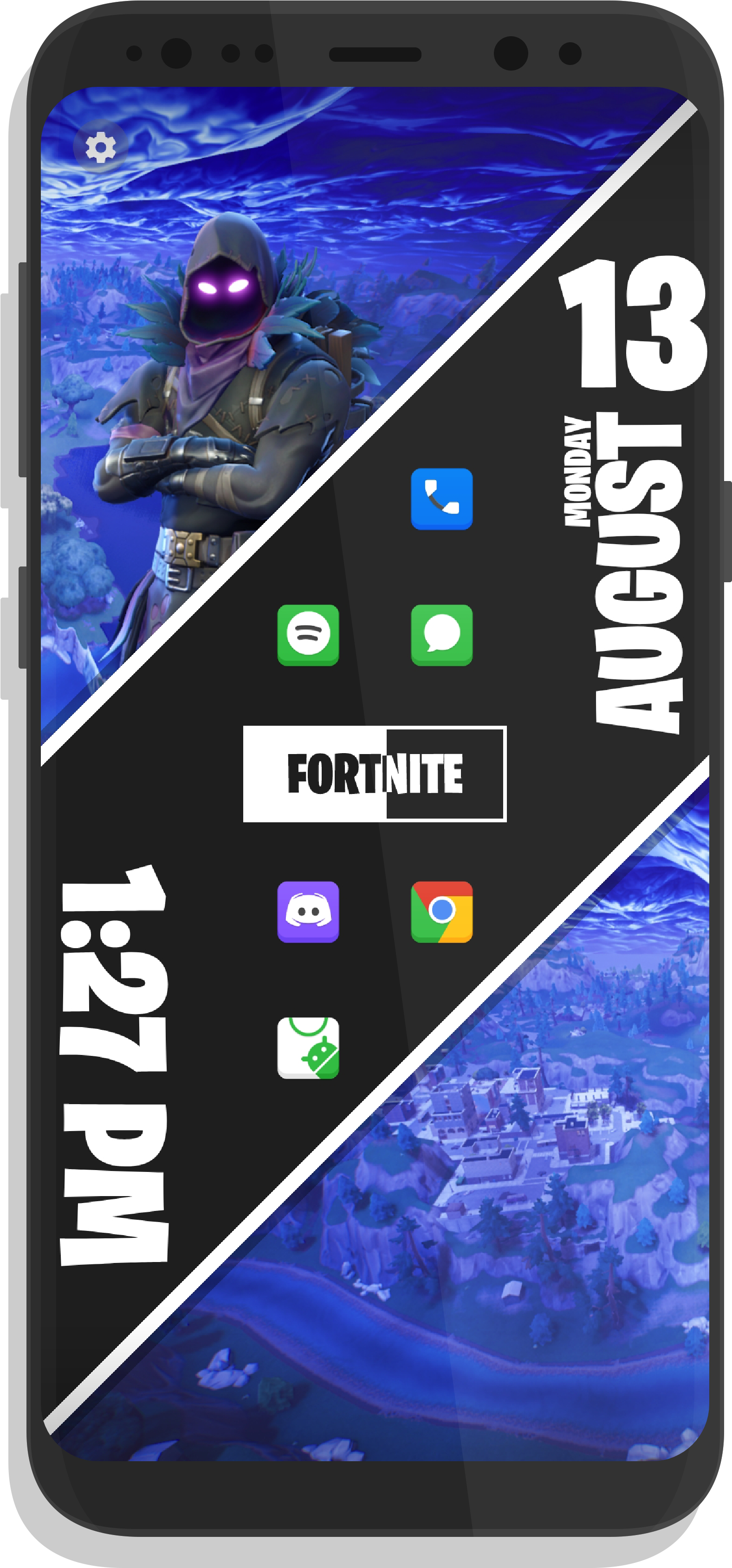 A Preview Of My Fortnite Android Klwp - Iphone (2134x3840), Png Download