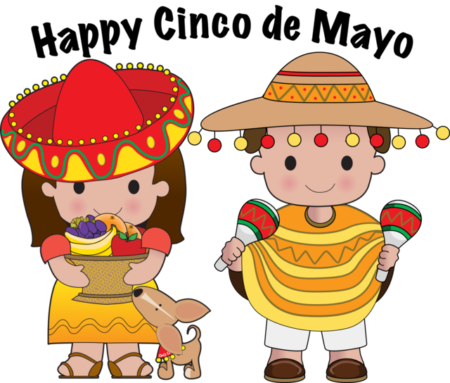 Image Freeuse Stock Maracas Clipart Cinco De Mayo - 5 De Mayo Clipart (640x544), Png Download