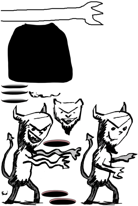 Cuphead Windows Devil Placeholders 1 - Cuphead Unused Bosses (470x700), Png Download