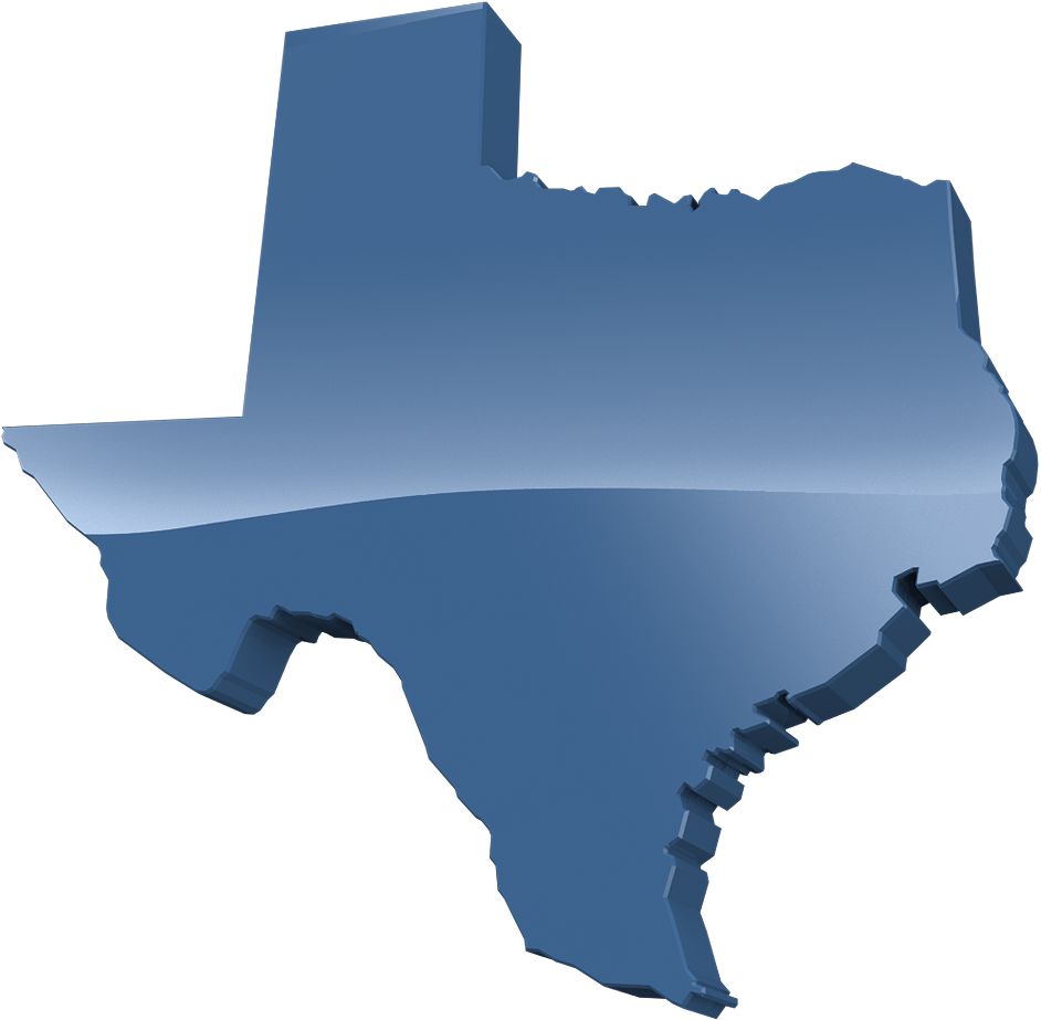 The Greater Texas Chapter Of Napnap - Texas 3d (942x923), Png Download