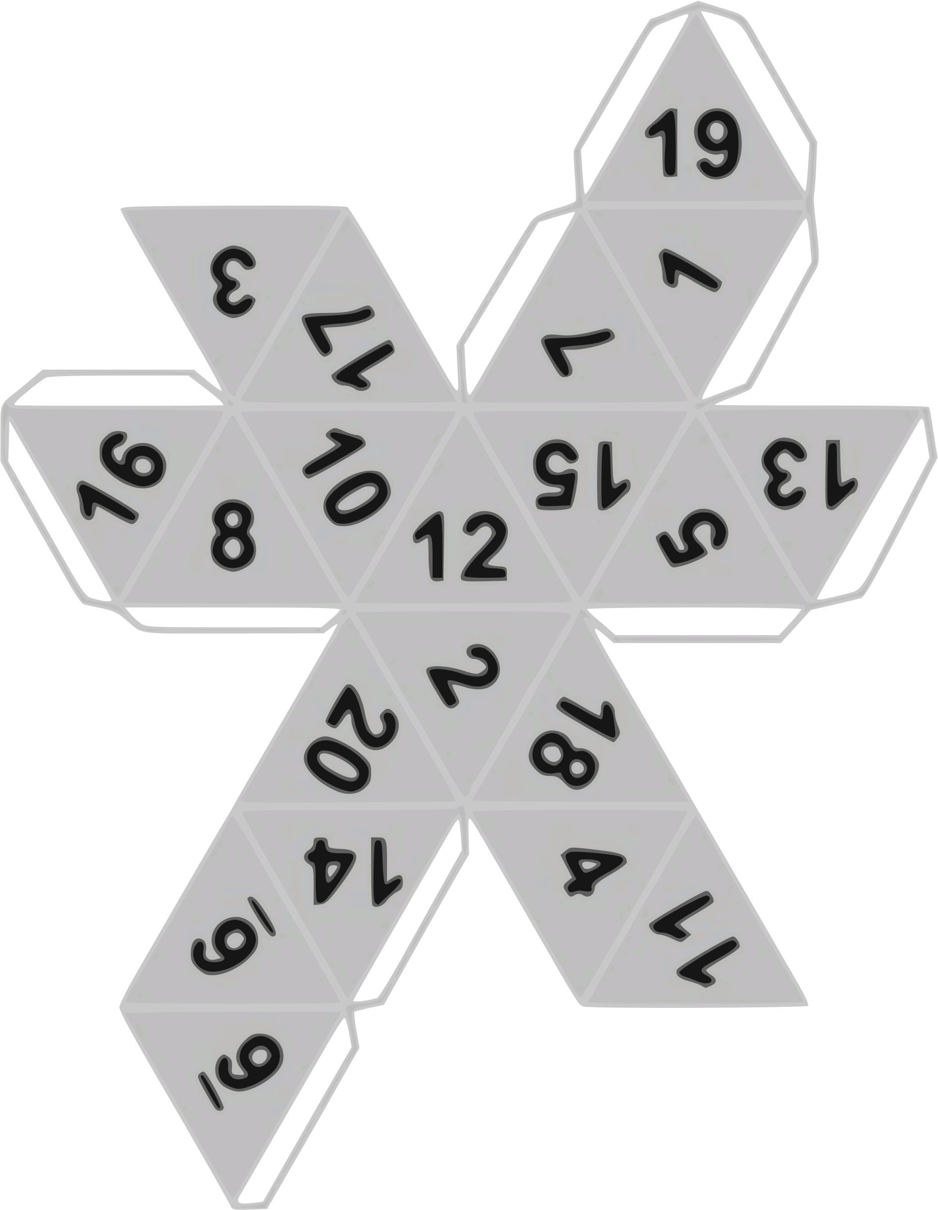Open - D 20 Layout (1000x1268), Png Download