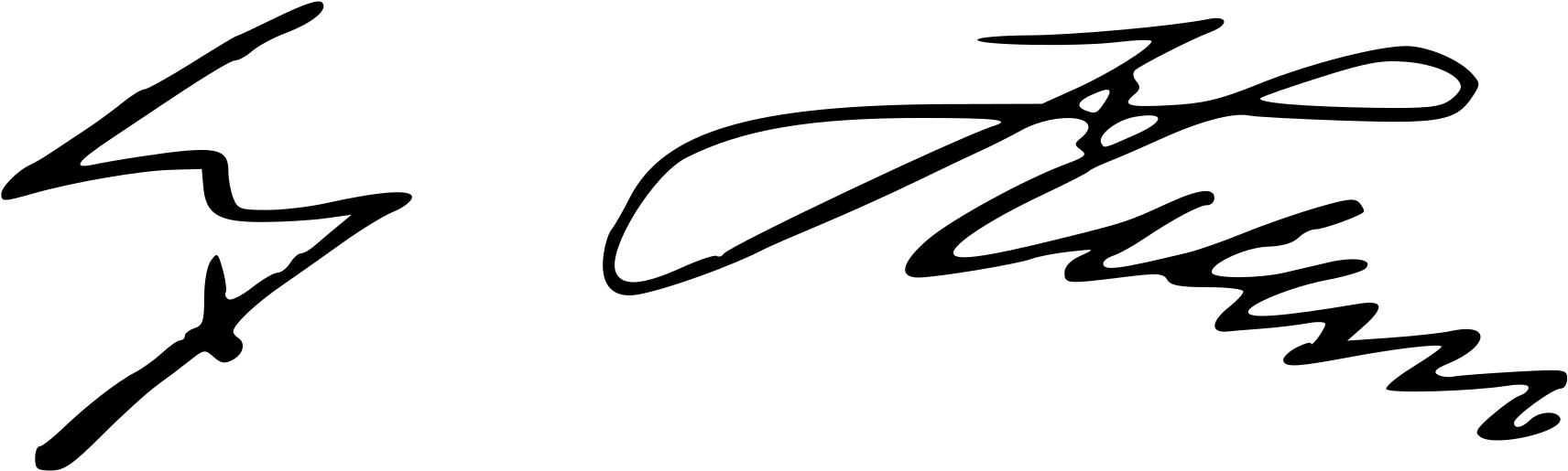 Open - Handtekening Hitler (2000x670), Png Download