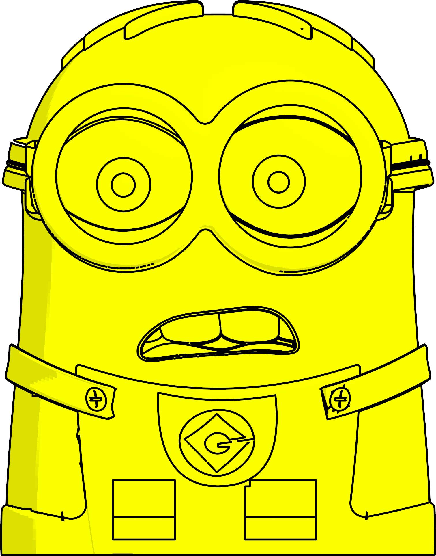 Dave The Minion What Png Clipart - Portable Network Graphics (1511x1925), Png Download