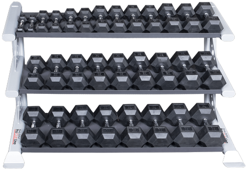 Pro Clubline Dumbbell Racks - Body Solid 2 Tier Pcl Commercial Kettlebell Rack (600x600), Png Download