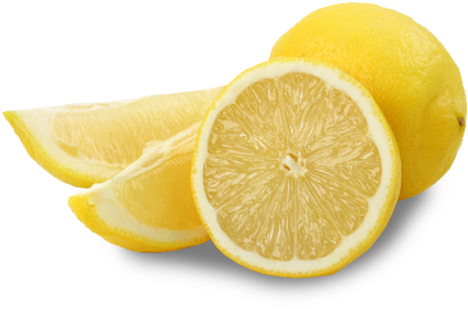 Lemon Fruit Png Download - Trozos De Limon Png (450x348), Png Download