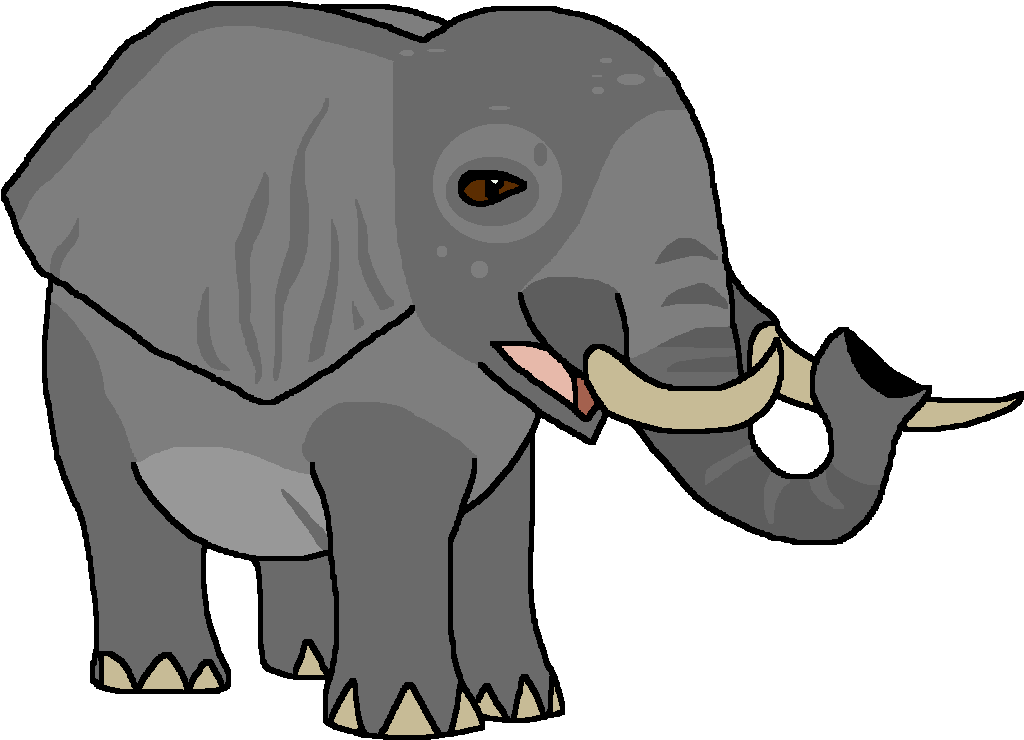 African Savannah Elephant - Wiki (1039x760), Png Download