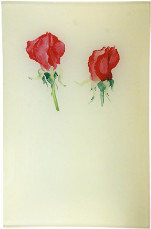 2 Rose Buds - Tray (500x500), Png Download