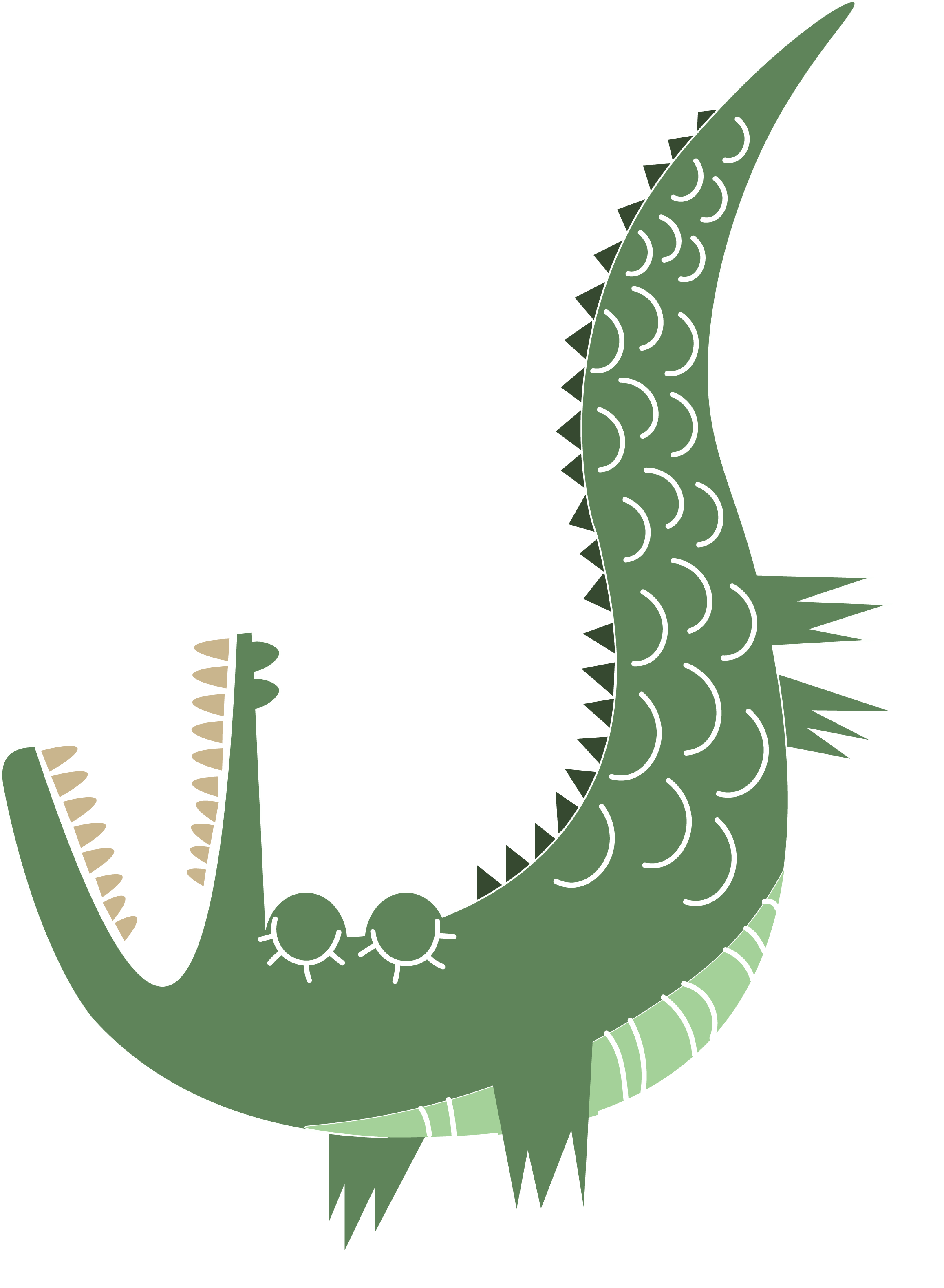 Alligator Pastiches-01 - Illustration (2893x3362), Png Download