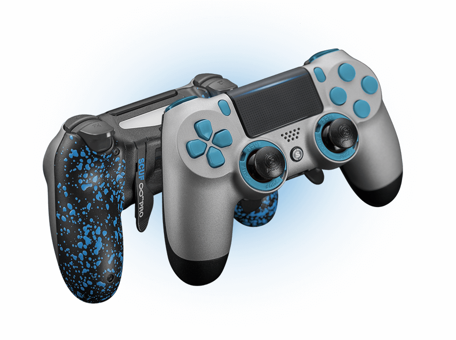 Custom Ps4 Gaming Controller - Scuf Infinity 4ps Pro (887x662), Png Download