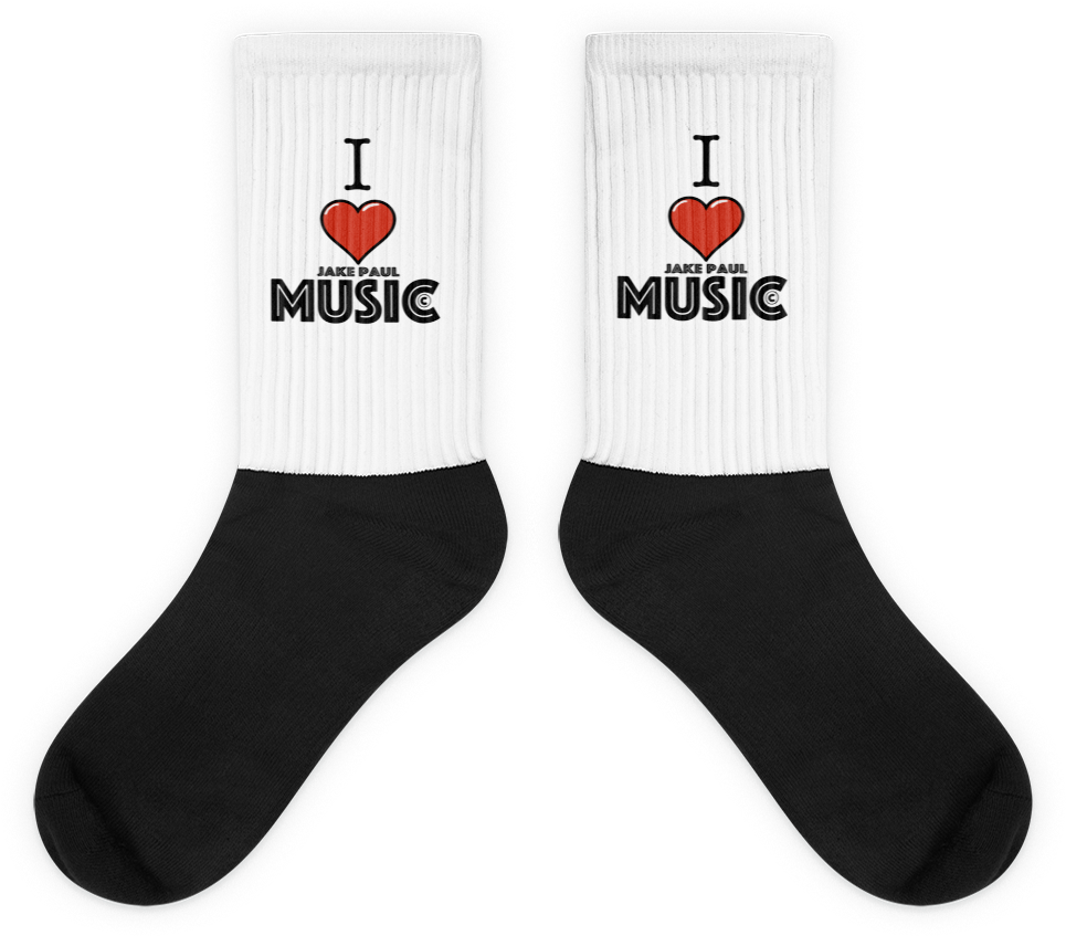 Jake Paul Music Socks - Sock (1000x1000), Png Download