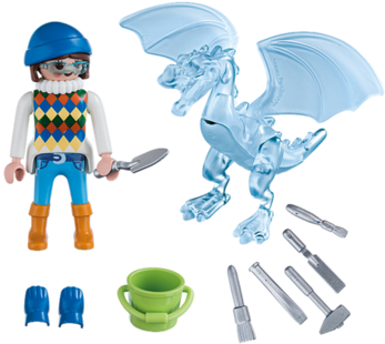 Ice Sculptor - Playmobil 5374 Ice Sculptor (480x336), Png Download