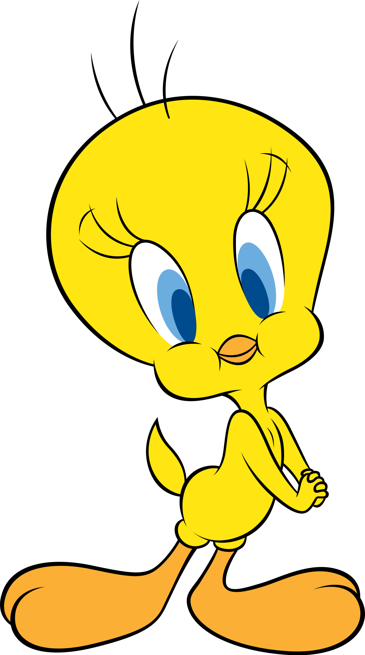 Wikipedia Svg Freeuse - Tweety Bird (1200x2154), Png Download