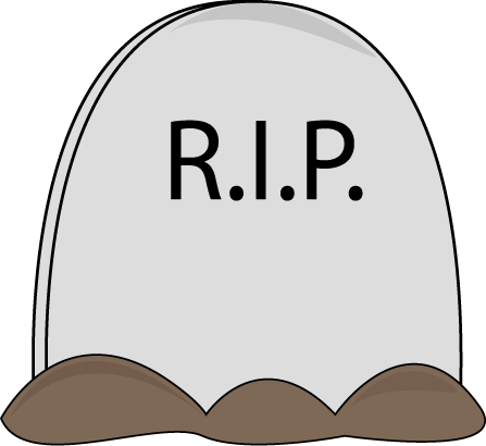 Gravestone Tombstone Free On Dumielauxepices Net - Tombstone Clipart (447x410), Png Download