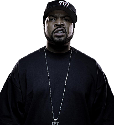 Ice Cube Rapper Png - Large Ice Cube Rapping (364x400), Png Download