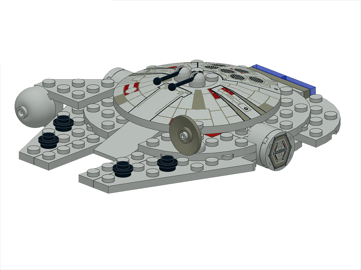 Millennium Falcon - Nhà (1200x900), Png Download