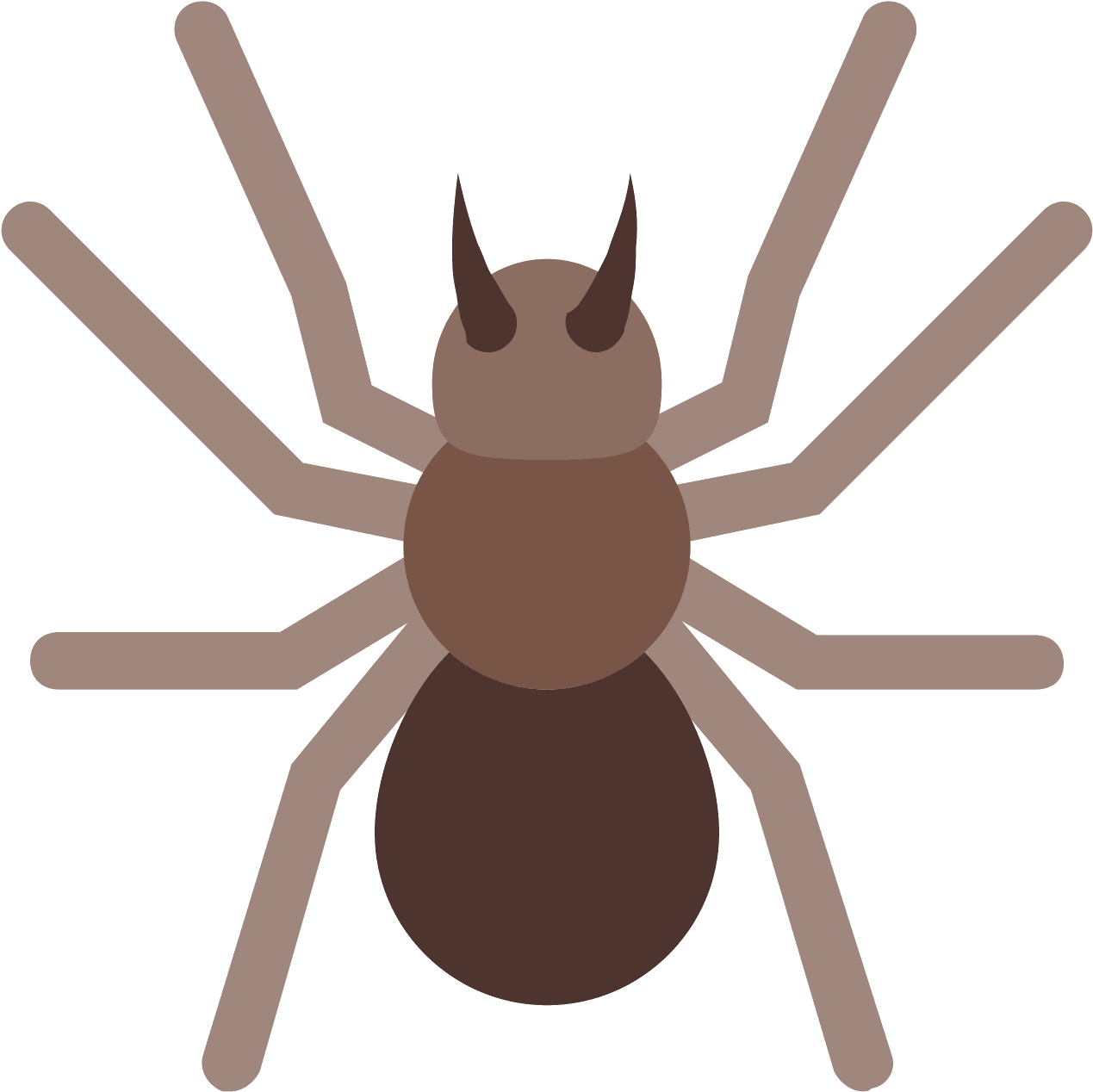 This Logo Is Of An Arachnid, Or Spider - Illustration (1600x1600), Png Download