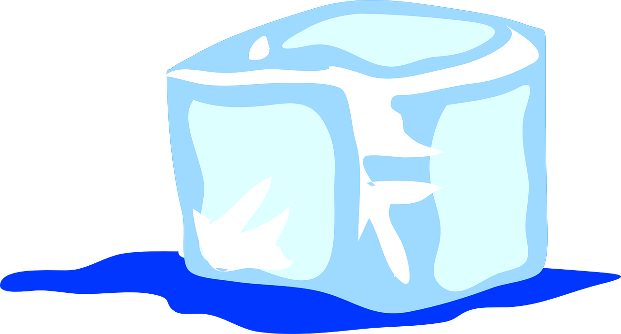 Ice Cube Frozen Water Ice Drink Cold Cool - Ice Cube Clip Art (630x340), Png Download
