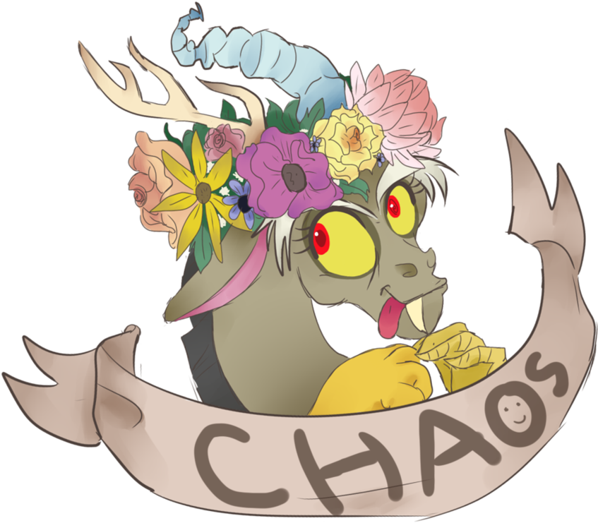 Flower Crown Discord By Tenderlumpkins On Deviantart - My Little Pony: Friendship Is Magic (912x875), Png Download