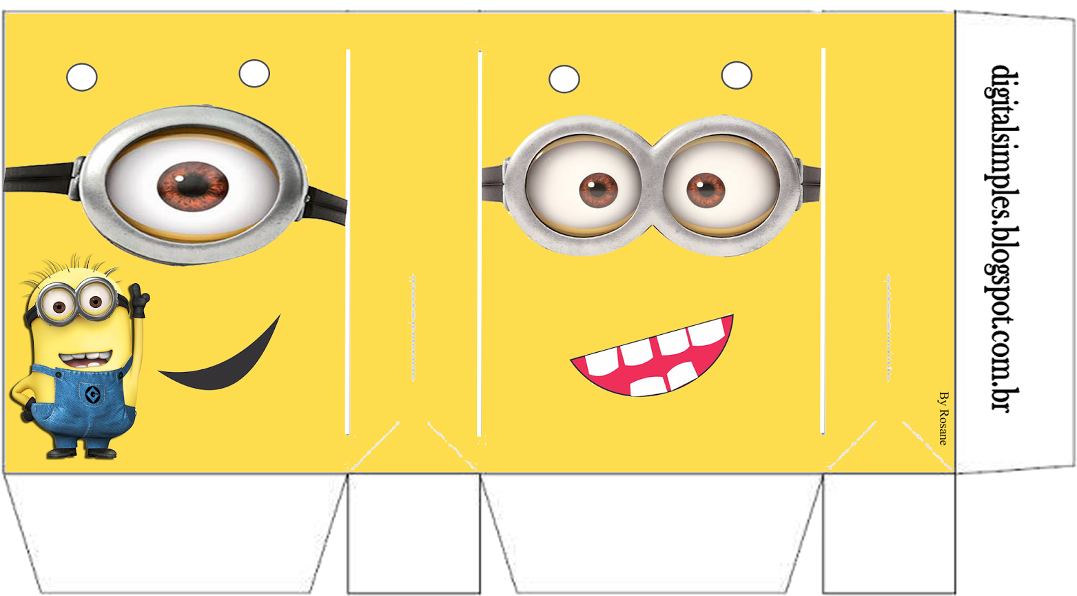 Free Printable Candy Paper Bag - Bolsitas De Los Minions Para Imprimir (1600x1131), Png Download