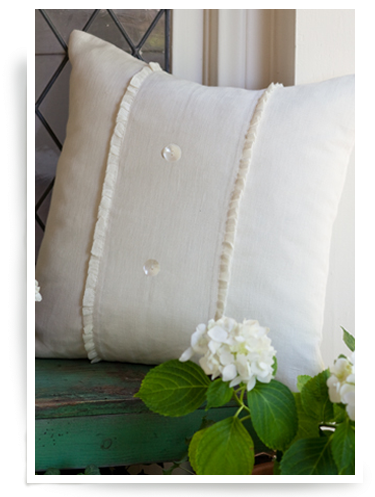 Download Hampton Cream Porch Pillow Joss Main Irenee Linen