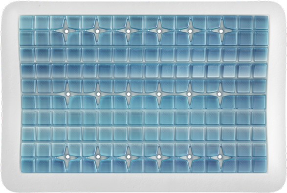 Technogel Anatomic Pillow (700x700), Png Download